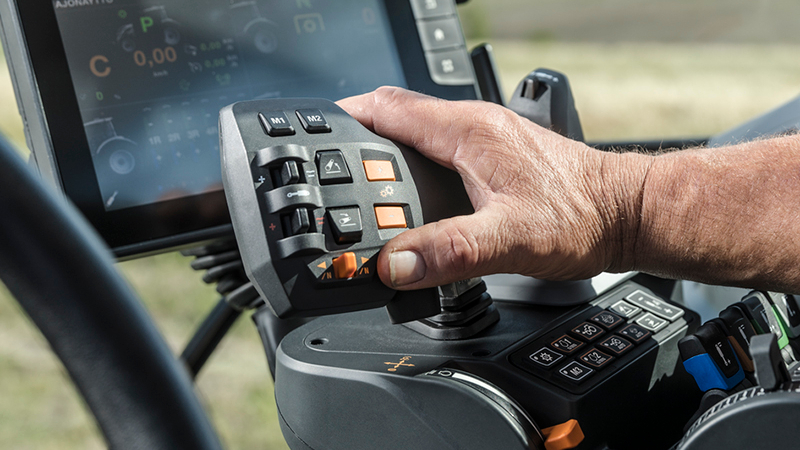 Valtra S Series tractor SmartTouch armrest