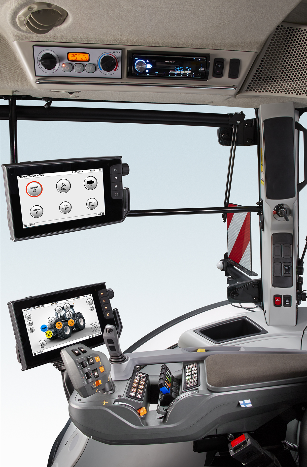 Valtra S394 secondary interior screen