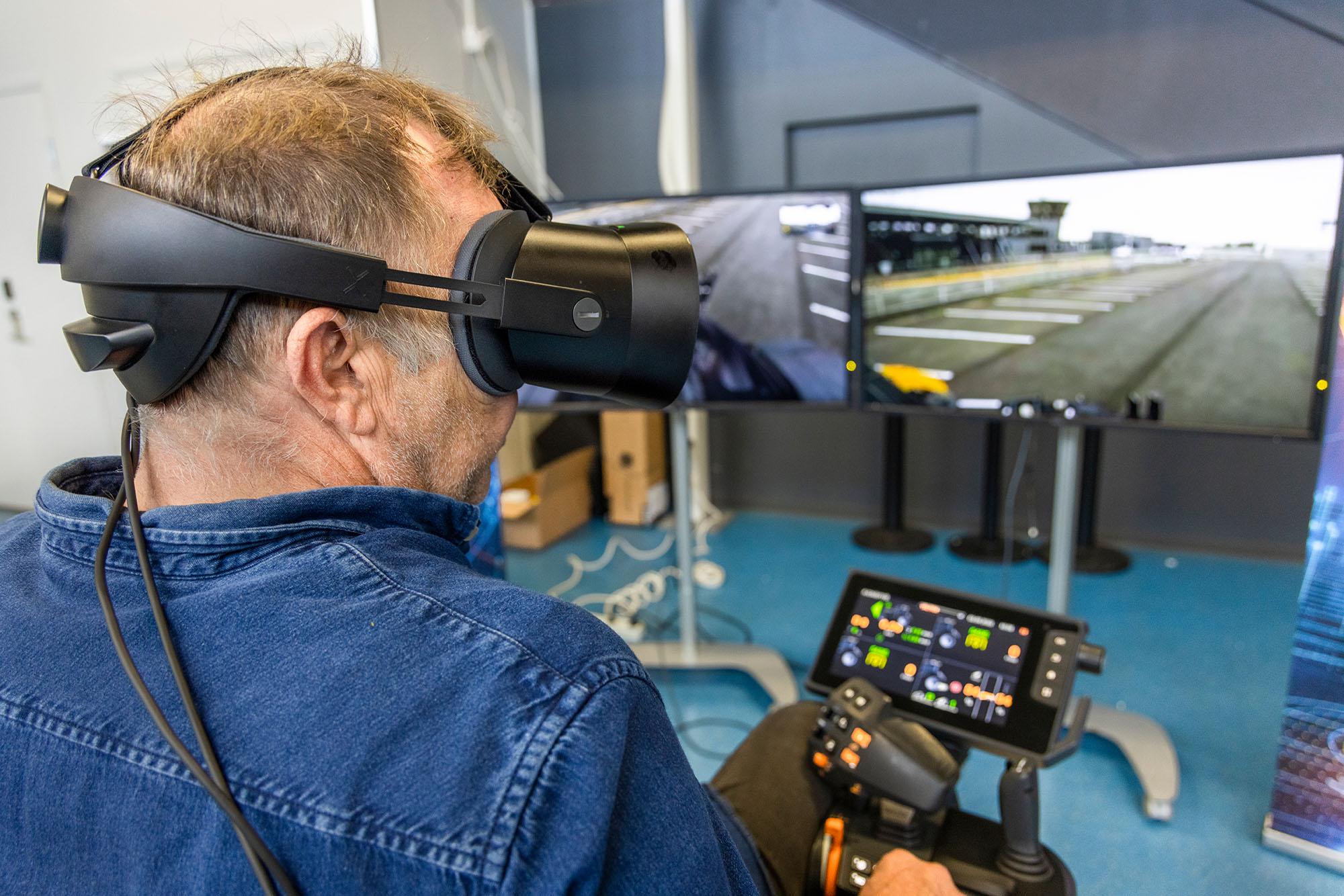 Remote control tractor helps authorities in dangerous situations